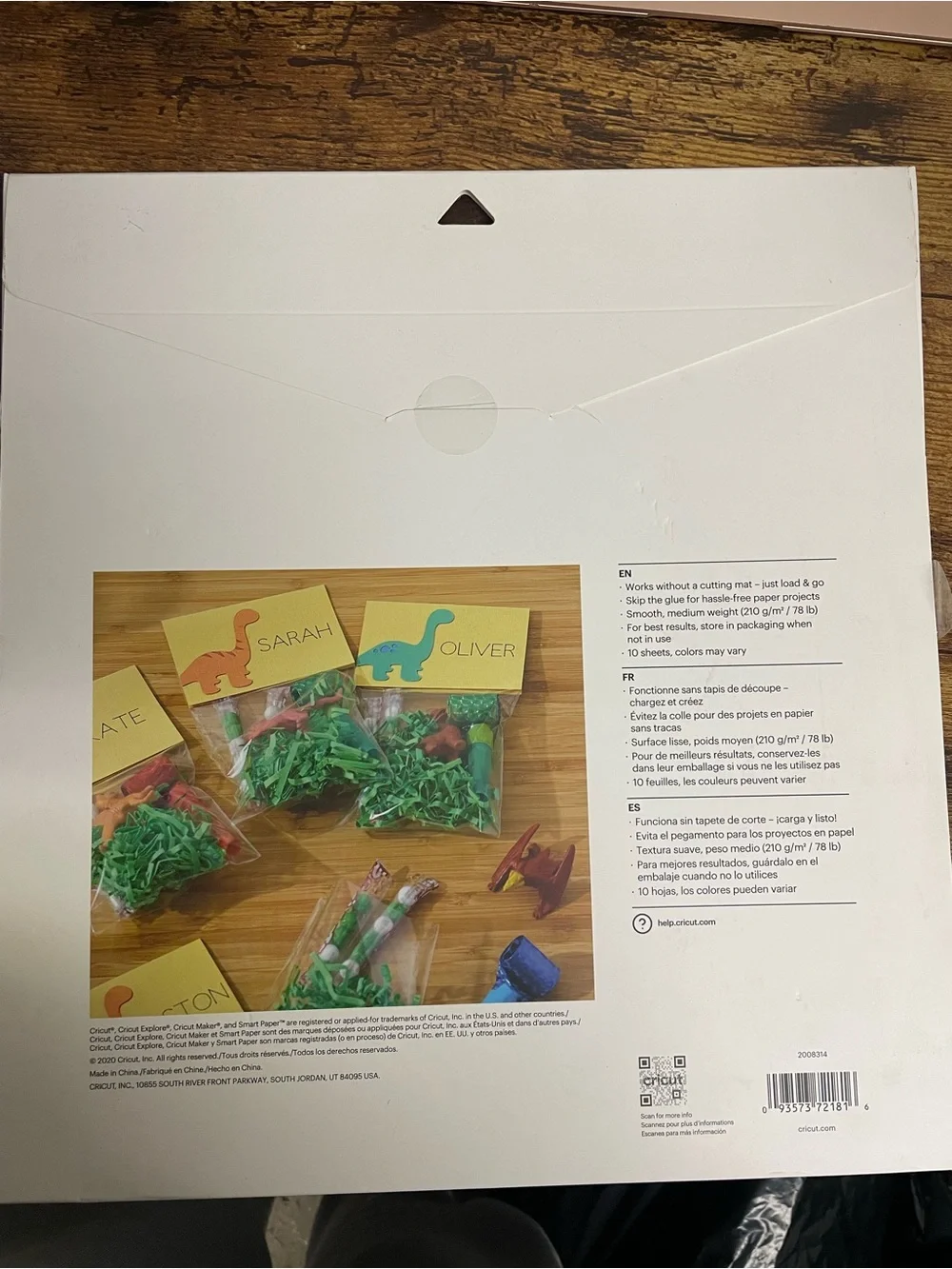 Cricut Black Smart Paper Sticker Cardstock Pack